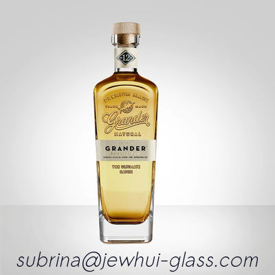Buy 750ml Grander Rum Glass Bottle -Customization, Super Flint Glass Bottle, American Rum online manufacture
