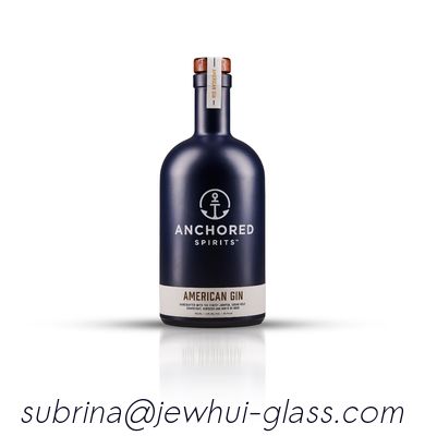 Buy 750ml OLSO OR Nordic Sytle GLASS Bottle  Anchored Spirit Gin Bottle online manufacture