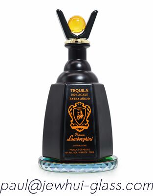 Buy Extra Enejo, Reposado, Silver Tequila Glass Bottle, Super Flint Glass bottle with Glass Stoppers online manufacture