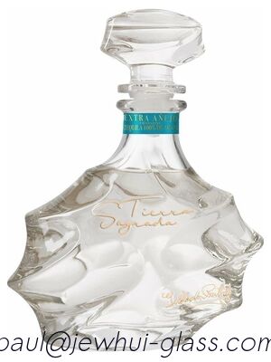 Buy Extra Enejo, Reposado, Silver Tequila Glass Bottle, Super Flint Glass bottle with Glass Stoppers online manufacture