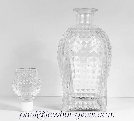 Good price XO  Glass Bottle 750ml Vacuum Electroplating Coating Golden online