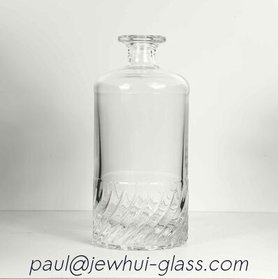 Good price Crystal Glass Stopper Brandy Glass Bottle Carafe Glass Bottle Golden Electroplating online