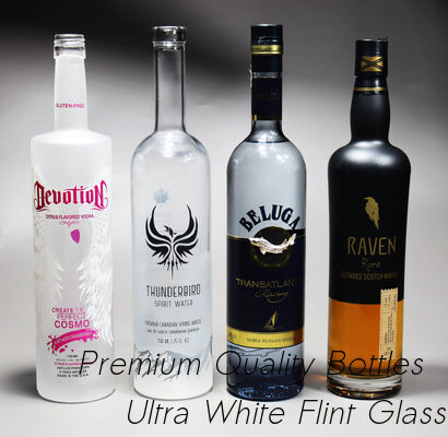 Buy 200ml 500ml 1750ml Glass Spirit Bottle Embossed Lettering 209 Gin Glass Bottle online manufacture