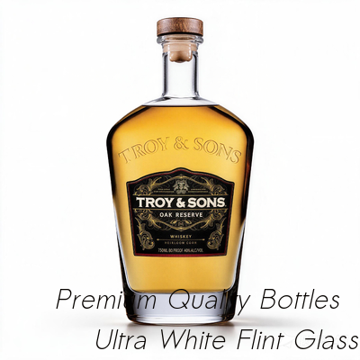 Buy Cork Sealing Tory Sons 500ML Glass Spirit Bottle Embossed Decal Surface online manufacture