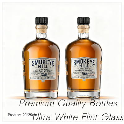 Buy OEM Premium Whiskey Bottles Super Flint ISO9001 Partial Coating Window Frosting online manufacture