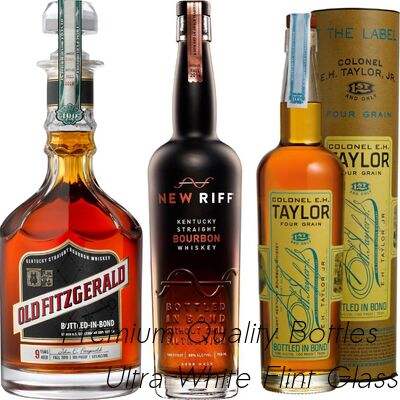 Buy Crystal White Whiskey Vodka Glass Bottle Frosted Decal Painting online manufacture