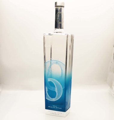 Buy Gradient Coating Vodka Glass Bottle 25oz SGS FDA Heavy Thick Base online manufacture