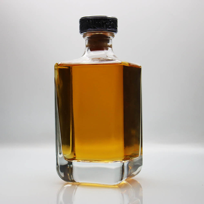 Buy 200ml 500ml ODM Glass Spirit Bottle 200ml Alcohol Bottles Decal Painting online manufacture