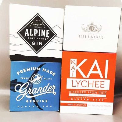 Good price AI PSD Liquor Bottle Gift Boxes SGS For Beverage Packaging online