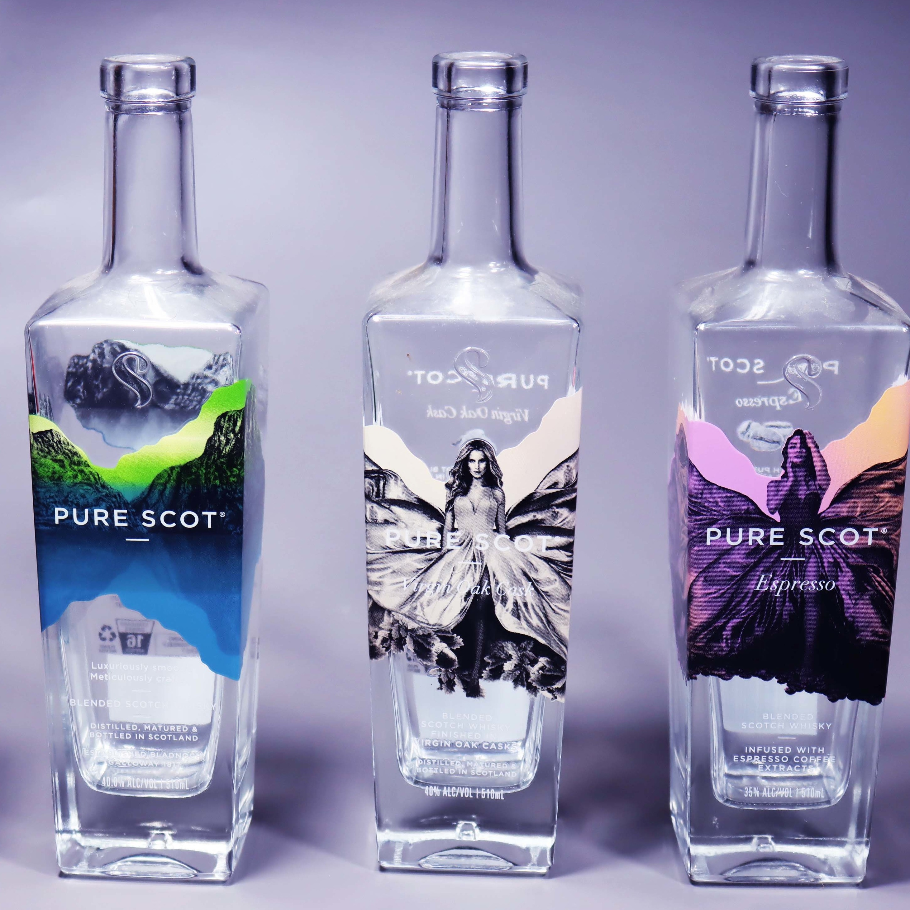 OEM Customized Glass Bottles for XO Bourbon Whiskey
