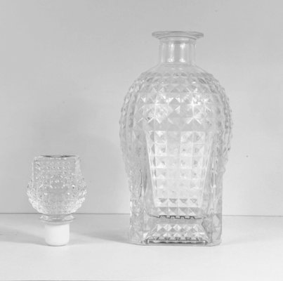Good price Super Flint Diamond Cut Glass Decanter ,  XO, brandy ,  Vodka Liquor Gin Rum Tequila Whisky Brandy Spirit Glass Bottle With Solid Glass Stoppers online
