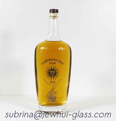 Good price 1000ml  Whisky Glass Bottle, Super Flint,  Australian Rum online