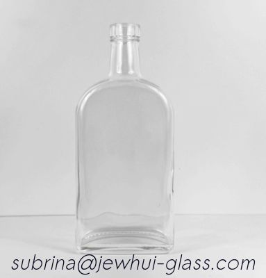 Good price Partial Blue Coating Tequila Glass Bottle Solid Glass Stopper 750ml Tequila Bottle online