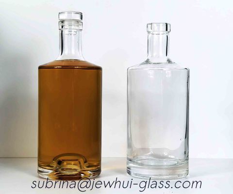 Good price 750ml Jersey  Whiskey  Glass Bottle -Customization, Super Flint Glass Bottle, American Rum online