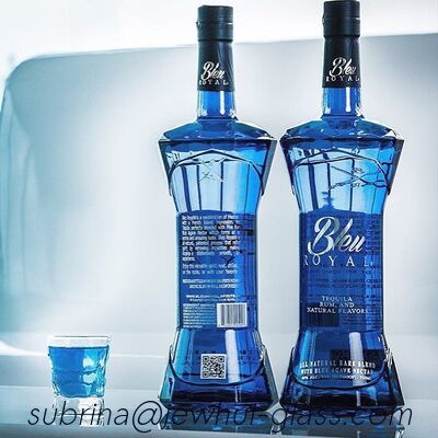 Good price 750m Blue Royal Vodka glass bottle online
