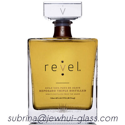 Good price Extra Enejo, Reposado, Silver Tequila Glass Bottle, Super Flint Glass bottle with Glass Stoppers online