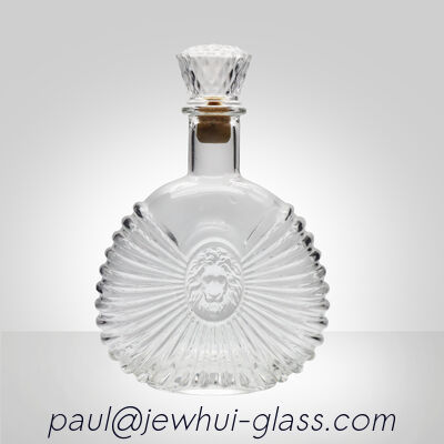 Good price Super Flint Diamond Cut Glass Decanter ,  XO, brandy ,  Vodka Liquor Gin Rum Tequila Whisky Brandy Spirit Glass Bottle With Solid Glass Stoppers online