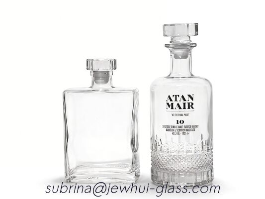 Good price 750ml GLASS DECANTER, ARMAN BRADY XO GLASS BOTTLE, VODKA, WHISKEY, PRENIUM RECTANGLE GLASS BOTTLE online