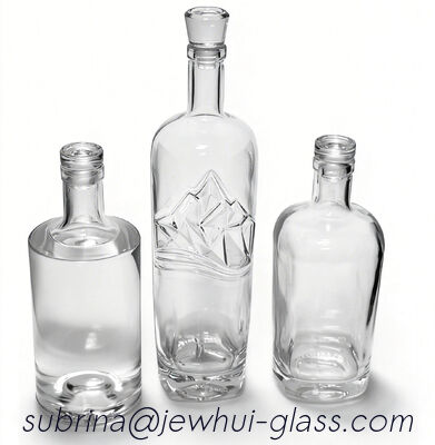 Good price 700ml Clear Glass Liquor Bottles/Whiskey Glass Bottle online