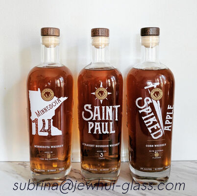 Good price 700ML or 750ml   Gin, whiskey, vodka  Glass Bottle With  T-CORK or GPI closures, Gula closures online