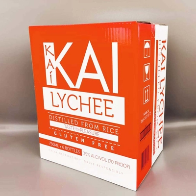 Good price ISO9001 Folder Liquor Packaging Box CMYK Environmental Friendly online